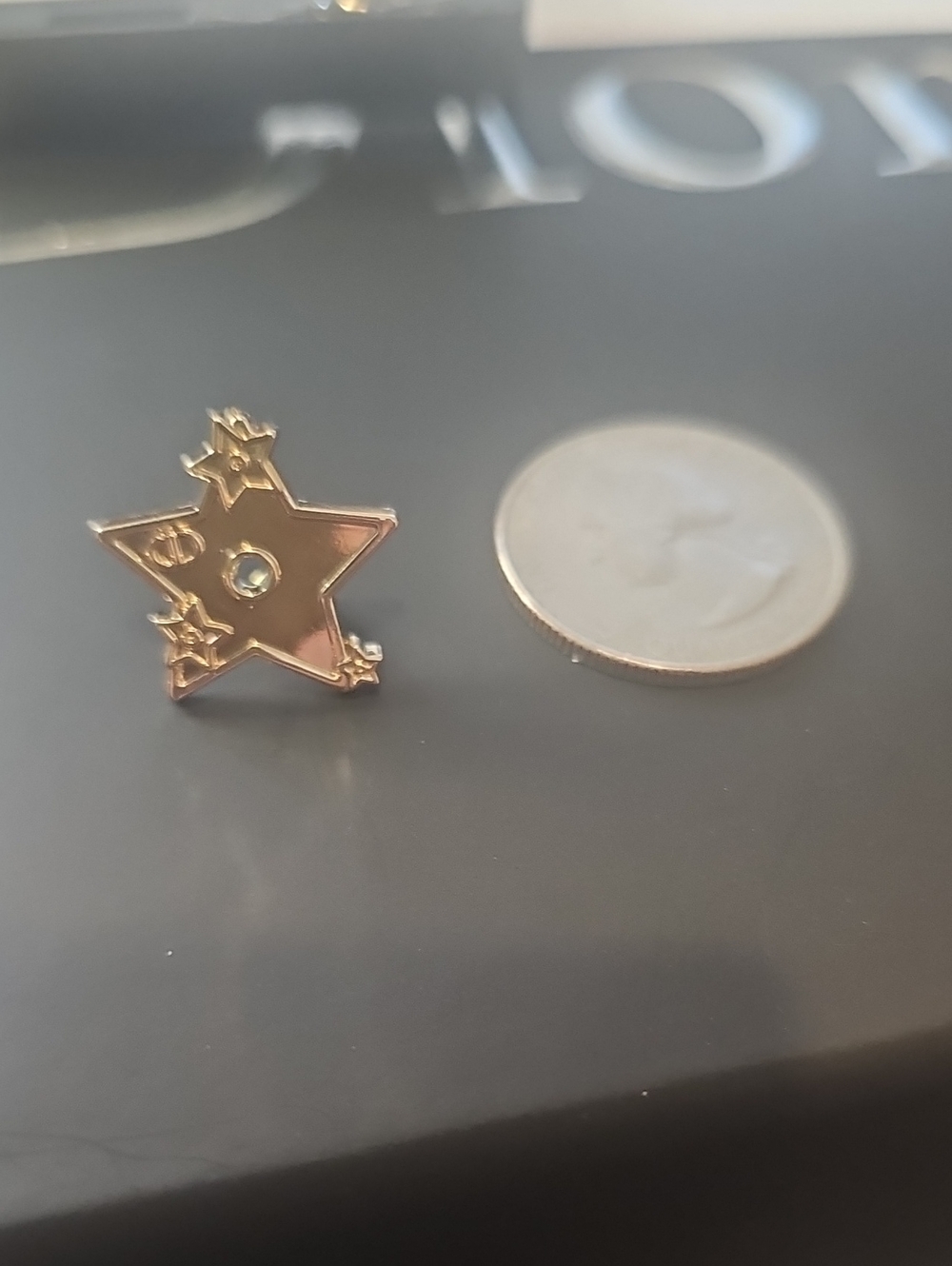 Dior Gold Star Pin/Brooch